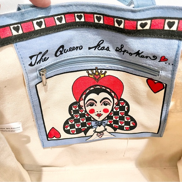 Brighton 2019 "In Love We Trust" 3pc Canvas Tote Bag & 2 Matching Pouch … - Picture 5 of 10